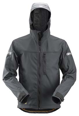 Kurtka Soft Shell AllroundWork z kapturem