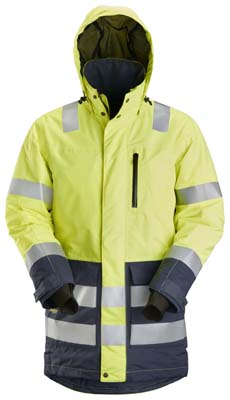 Parka Odblaskowa Przeciwdeszczowa AllroundWork, EN 20471/3