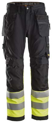 Spodnie Odblaskowe AllroundWork+ z workami kieszeniowymi, EN 20471/1