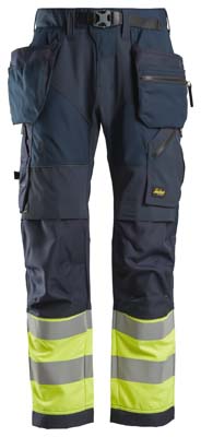 Spodnie Odblaskowe FlexiWork+ z workami kieszeniowymi, EN 20471/1