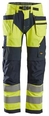 Spodnie Odblaskowe FlexiWork+ z workami kieszeniowymi, EN 20471/2